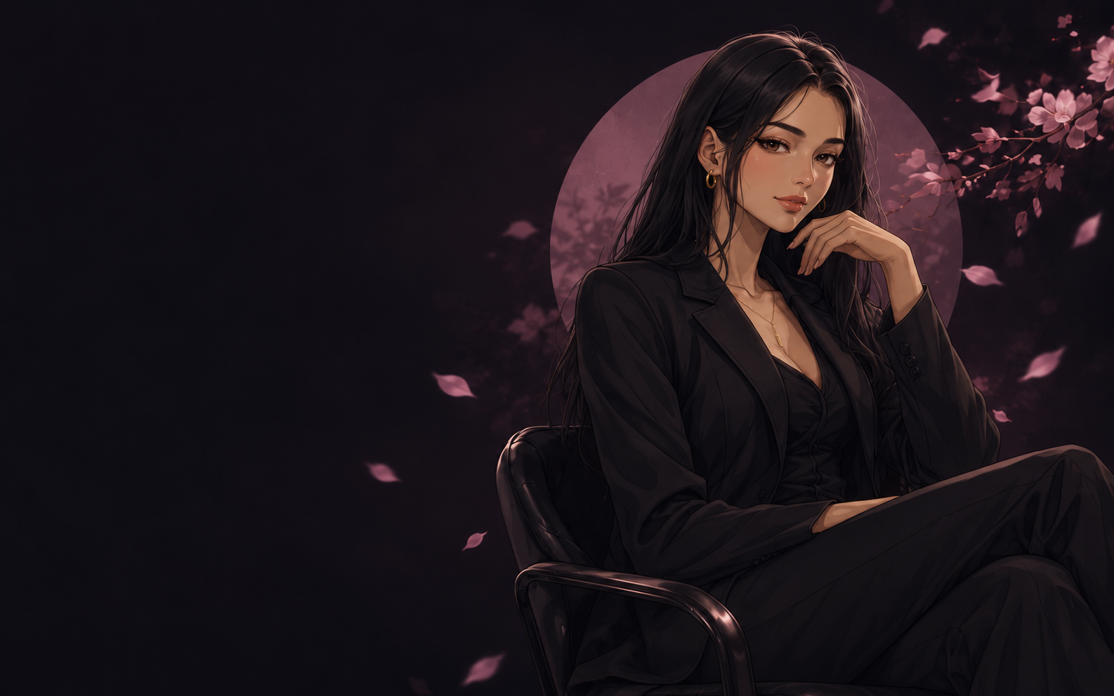 Editorial illustration of Youssra Aznag, founder of Katachi Studio